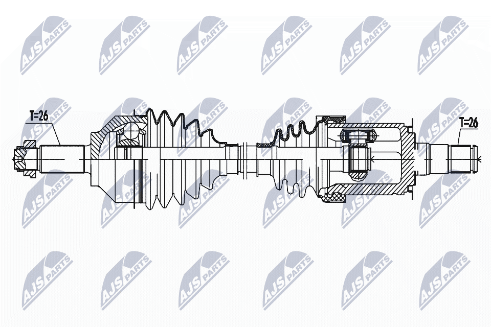 N.T.Y. NPW-BM-161.NTY Drive Shaft for MINI - Image 4