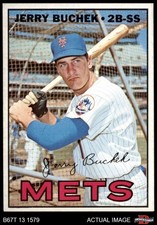 1967 Topps #574 Jerry Buchek Mets 7.5 - NM+