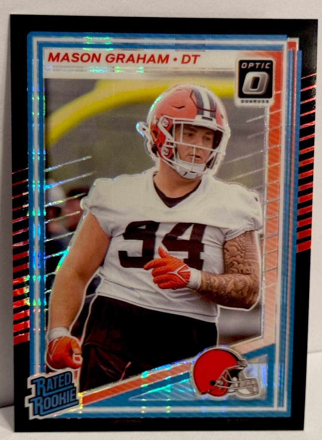 2025 Donruss Optic #206 Mason Graham Black Pandora #/25