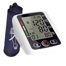 Imagen de Digital Automatic Upper Arm Blood Pressure Monitor BP Cuff Machine Pulse Meter