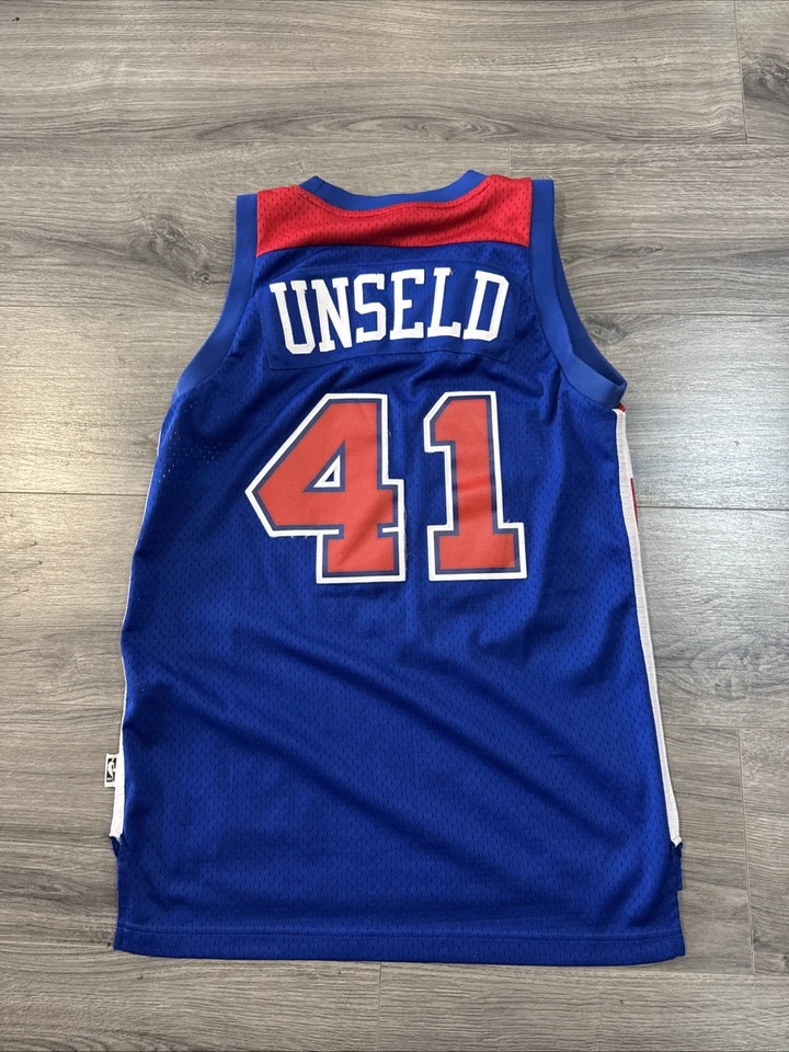 WES UNSELD Adidas Hardwood Classics 1977-78 Washington Bullets Jersey Size Small - Image 2 of 4
