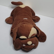 Toy Factory Stuffed Plush Brown Tan Dog Bulldog Boxer Large Giant 30 Inch RARE