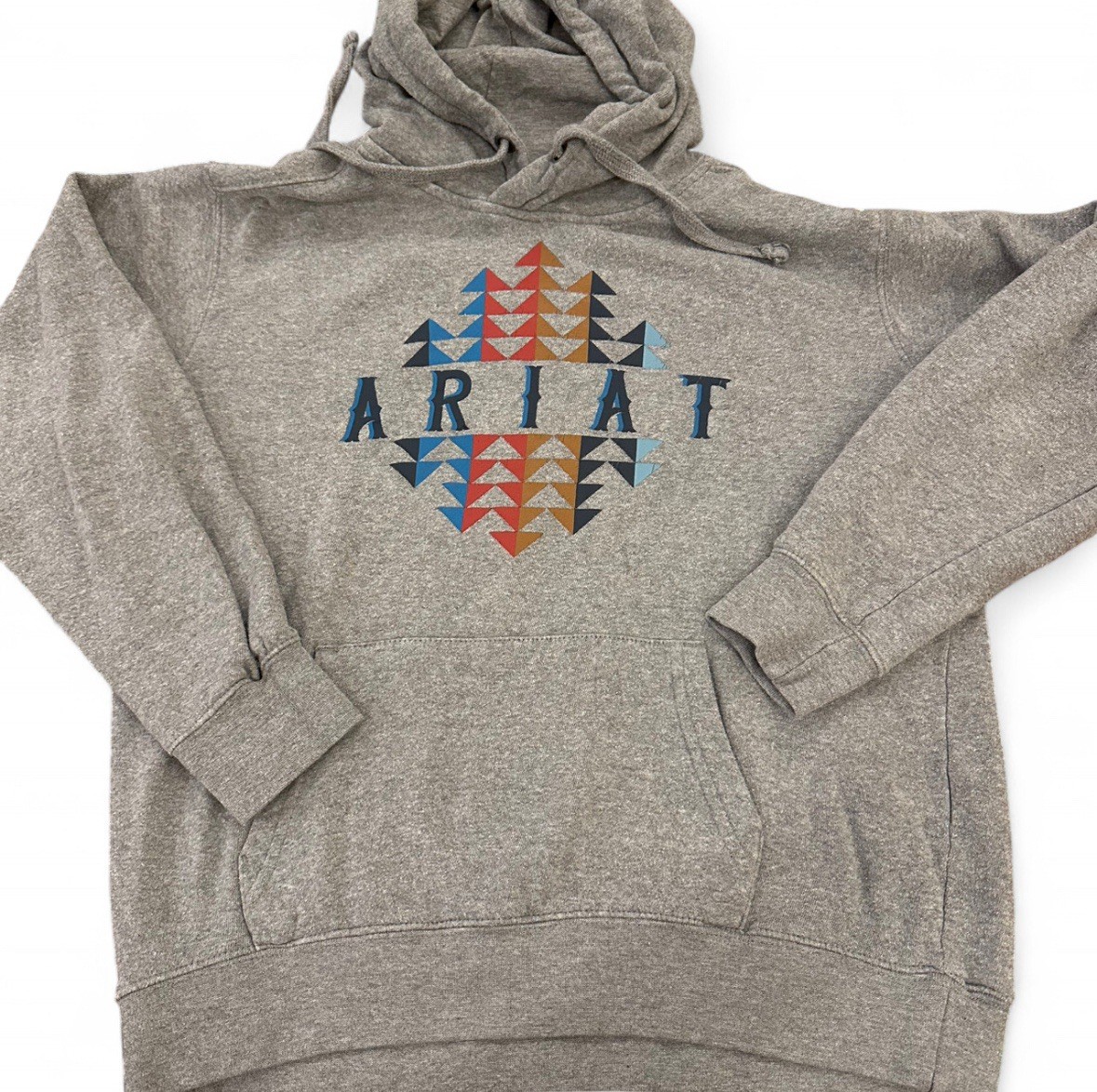Ariat REAL Beartooth Heather Gray Pullover Hoodie… - image 1