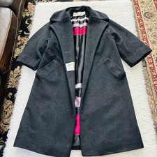 Lilli Ann Tisse a Paris Pour Vintage 60  s Black Mohair/Pony Fur Coat Size S-M