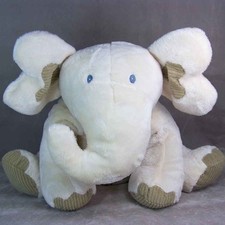 Animal Alley 14" Oversized Plush Floppy Elephant Cream Brown