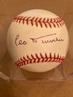 Leo Durocher Dodgers HOF signed auto baseball PSA/DNA  ONL William White ball
