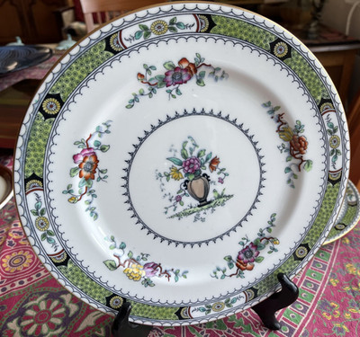 VTG Aynsley Fine Bone China England Set 6 Dinner Plates Old World Heritage 5799