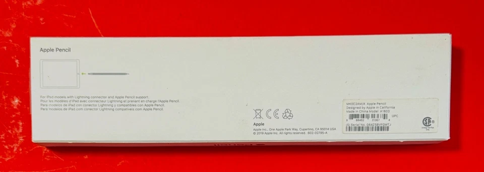 Apple Pencil A1603 1ª Generación Para iPad Totalmente Probado Funciona Perfecto IOB Foto 2 de 4