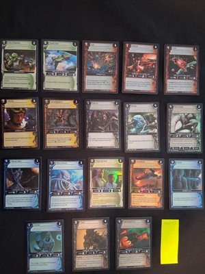 WARS TCG Decipher - Incursion, Nowhere to Hide lot of 18 Foil cards