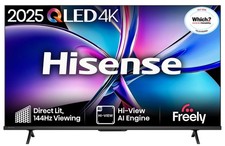 Image of Hisense Smart TV 4K 43E7QTUKPRO 43" QLED Ultra HD 144Hz HDR Smart AI Freely TV