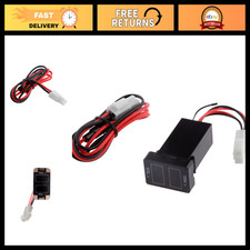 Dual Led Digital Voltmeter Thermometer For Battery Voltage Monitoring - Prado Dual Led Digital Voltmeter Thermometer For Battery Voltage Monitoring - Prado