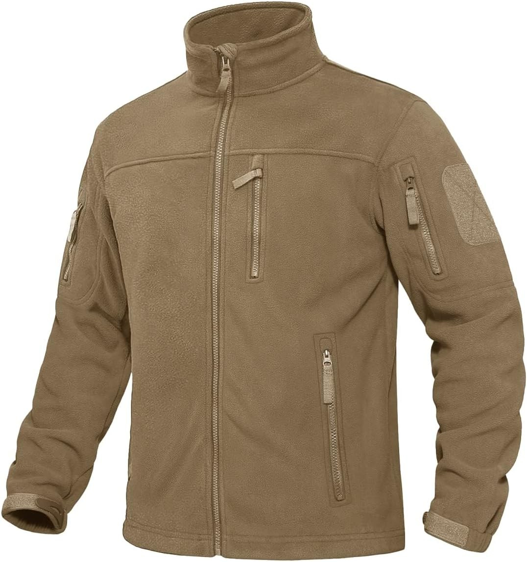 Giacca Militare in Pile Uomo | Cappotto Windbreaker Invernale