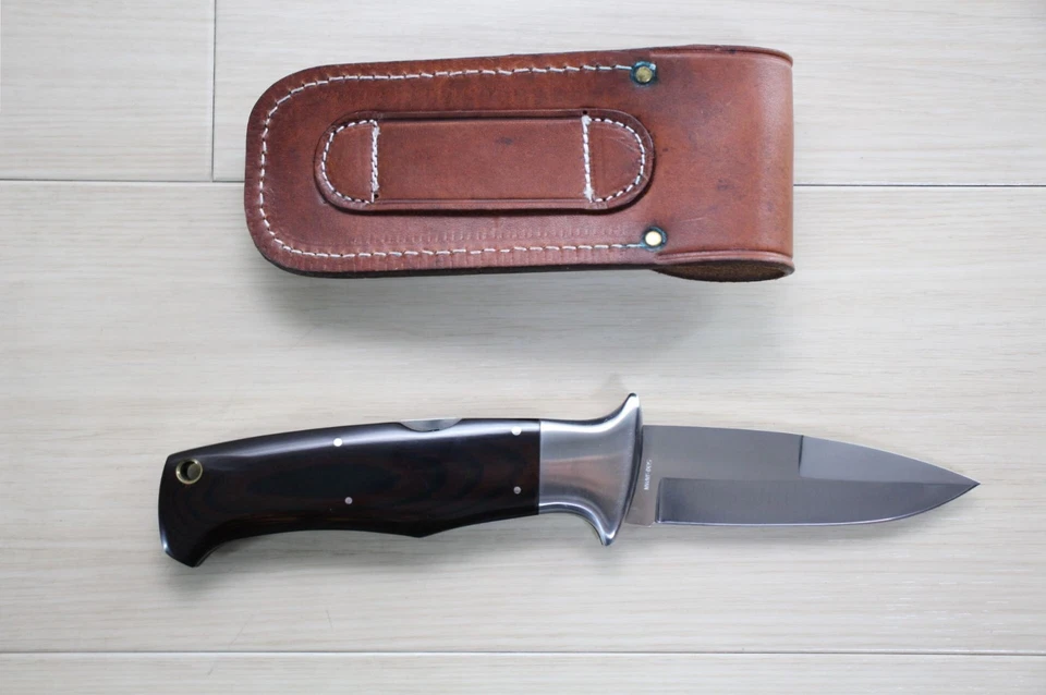 AL MAR SERE 3003A Folding Knife 4.5" Blade Micarta Handle Japan Near Mint E4 - Image 2 of 4