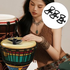 3Pcs Collapsible Drum Tripod Stand Adjustable Reusable Hand Drum Support