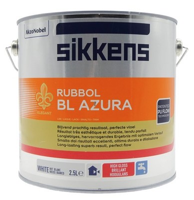 Sikkens Rubbol BL Azura Lack PU verstärkt Hochdeckend Hochglänzend weiß - 2,5 L