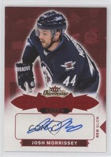 2016 Fleer Showcase Hot Prospects Autos Red Glow 40/49 Josh Morrissey #157 19ed