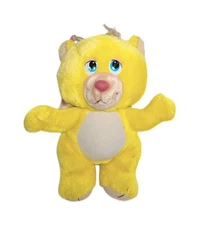 💛 1984 Hasbro Wuzzles BUTTERBEAR Plush 🦋 12” Vintage Stuffed Toy • OG Hybrid