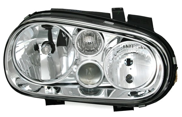 Scheinwerfer Rechts FüR VW Golf 4 Mit NSW 97-03 H3 H1 H7 Halogen + LWR Motor-image