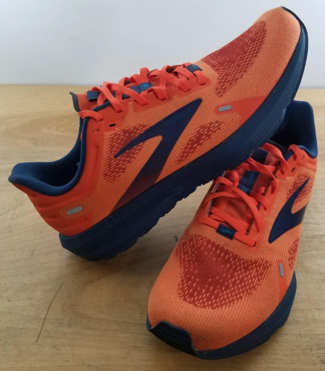 Brooks Launch 9 Men\'s Size 11.5 D Orange/Blue Low-Top Running Lace-Up Sneakers Brooks Launch 9 Review: Treading Water - Believe in the Run main image 4