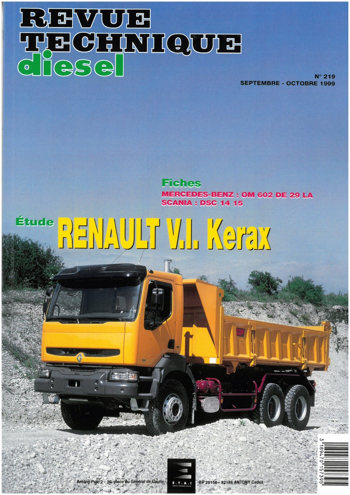 Revue Technique Renault Kerax pour réparer le système hydraulique de camion