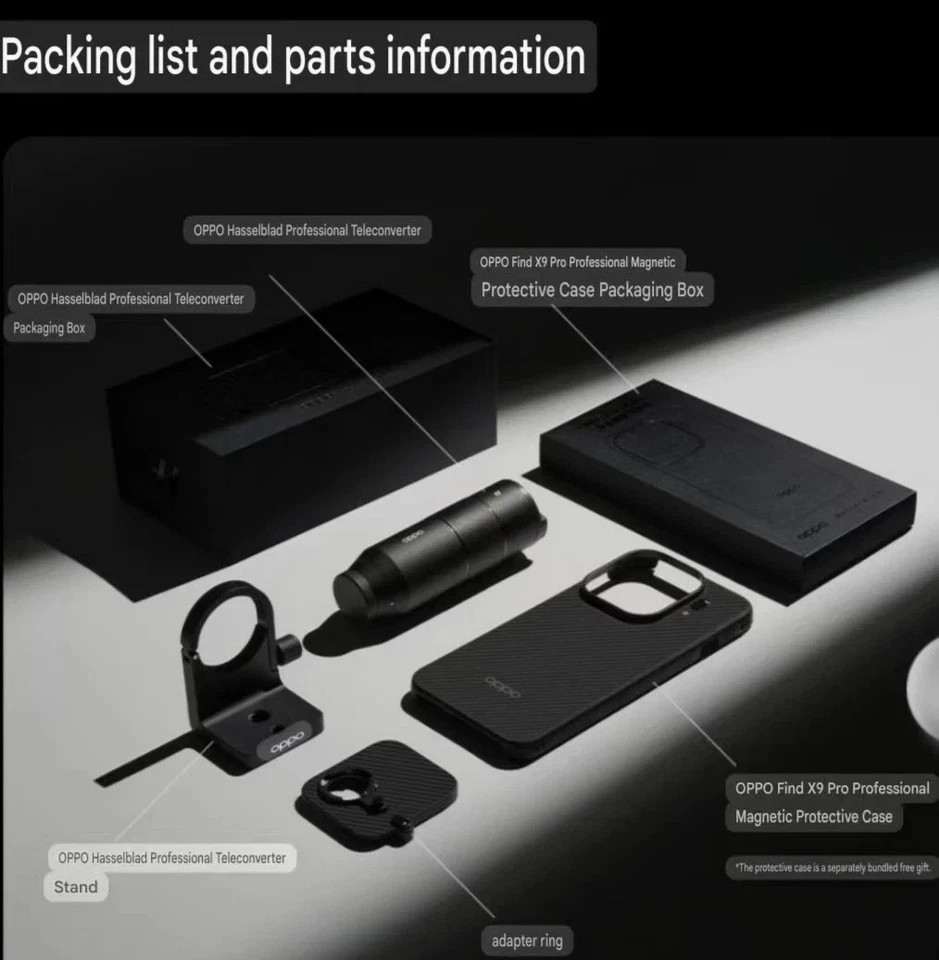 Genuine OPPO Find X9 Pro Hasselblad Professional Photography Kit