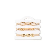 3PCS Chain Elastic Hair Ties Bracelet Jewelry HairBands Fashion Hair Accessories