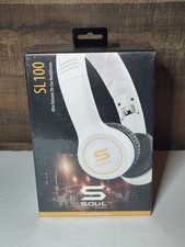 SOUL /SL100 / Ludacris / Ultra Dynamic High-Def Headphones White / New  Sealed