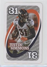 2024 Uno Fandom NFL Denver Broncos Silver Justin Simmons #31 0c4