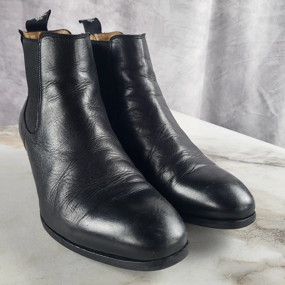 Botas Chelsea John Fluevog PASAGE CAIRO para mujer talla 7,5 negras EE. UU. Foto 2 de 4