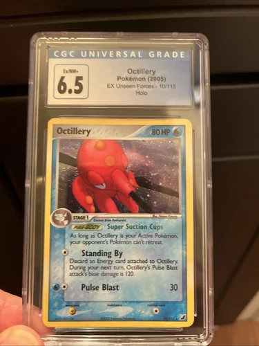 Pokemon Octillery 2005 Ex In Seen Forces-10/115 Holo CGC 6.5 🔥🔥