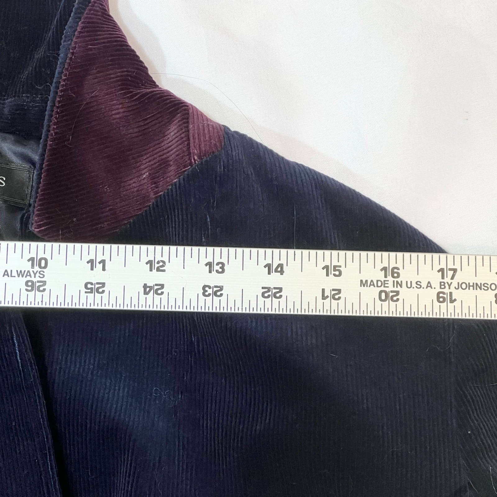 Talbots 2 Button Jacket Blazer Collared Navy Blue… - image 6