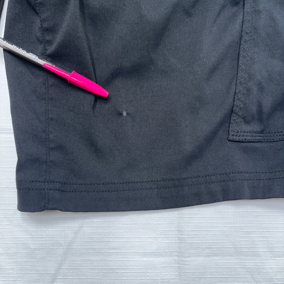 prAna Mens 36 Stretch Zion Shorts Black Belted Stretch Nylon Cargo 11" Inseam - Image 3 of 4