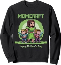 Momcraft Happy Mother's Day Funny Family Love Unisex Crewneck Sweatshirt