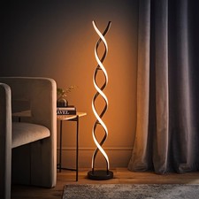 Twist Floor Lamp Light Integrated LED Standard Free Standing Living Room Light