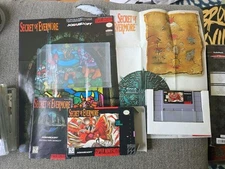 Secret of Evermore (Super Nintendo)CIB W/2 Posters Auth Box Great Shape See Pics