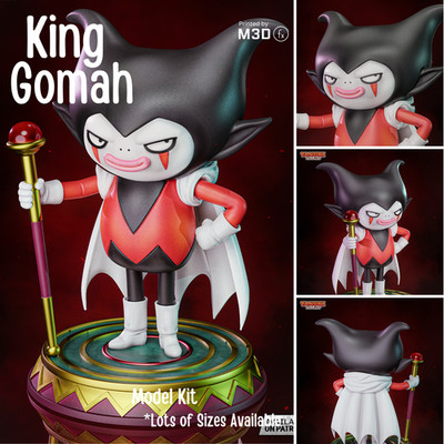 KING GOMAH - CHIBI Scale 3D Model Resin Kit Figur unbemalt ungebaut TANUKI
