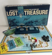 Vintage 1982 Parker Brothers Lost Treasure Game Deep Sea Diving works