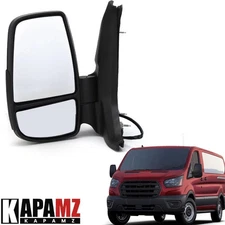 Door Rearview Mirror Left Driver Side For 14-22 Ford Transit 150 250 350 350 HD