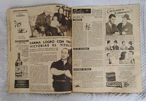 Formula 1 - Juan Manuel Fangio 5 Time F1 World Champion 32 Page Booklet, 1950's - Picture 3 of 18