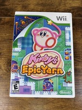 Kirby's Epic Yarn Nintendo Wii Complete with Manual, CIB, Tested Working