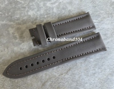 Genuine OEM Blancpain Fifty Fathoms 23/20mm Grey Sailcloth Watch Strap NEW!