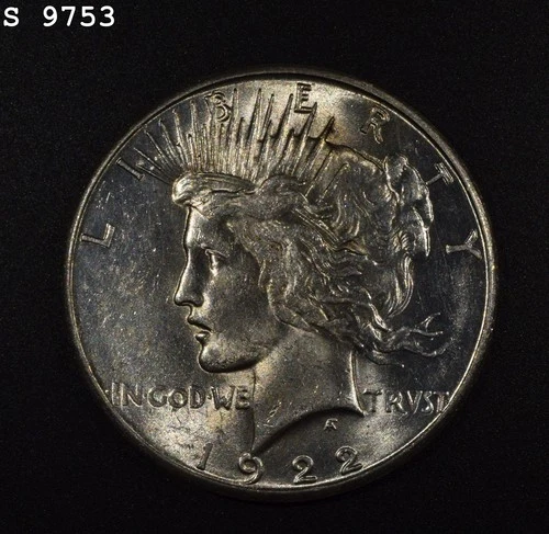 1922-S Peace Dollar "BU" *Free S/H After 1st Item*
