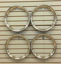 14" NEW Stainless Steel Beauty Rings TRIM RING SET Of 4