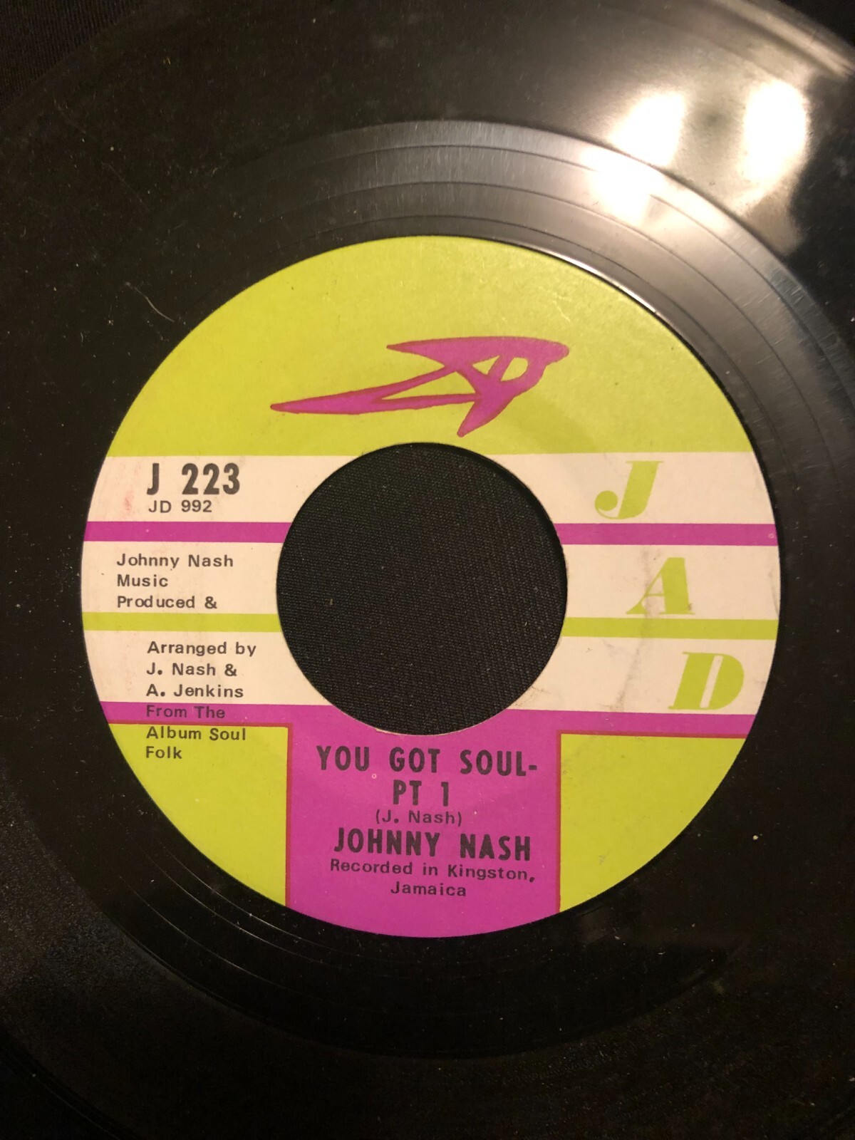 Johnny Nash on JAD 223