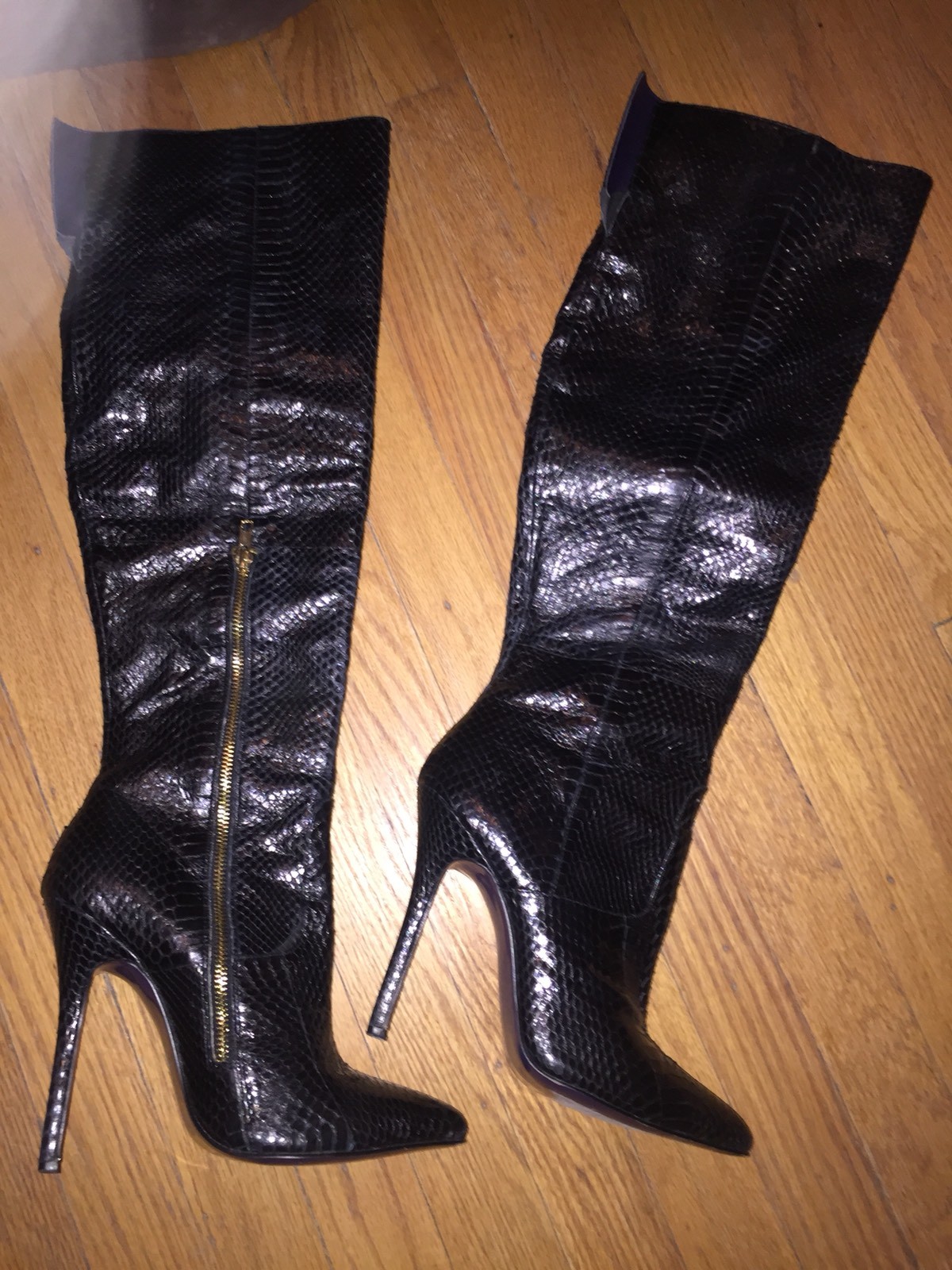 botas de impresión serpiente Loreli basura de Londres Negro Talla 9 botas de impresión serpiente serpiente serpiente Loreli basura de Londres Negro Talla 9 calidad fantástica