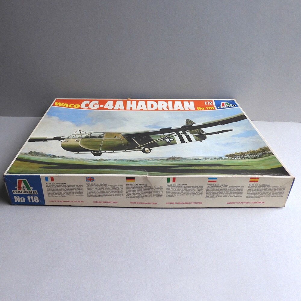 航空機・ヘリコプター WACO CG-4A HADRIAN 1/72 ITALERI No 118 ITALERI 1/72 WACO CG-4A HADRIAN AIRPLANE MODEL KIT No.118 | eBay