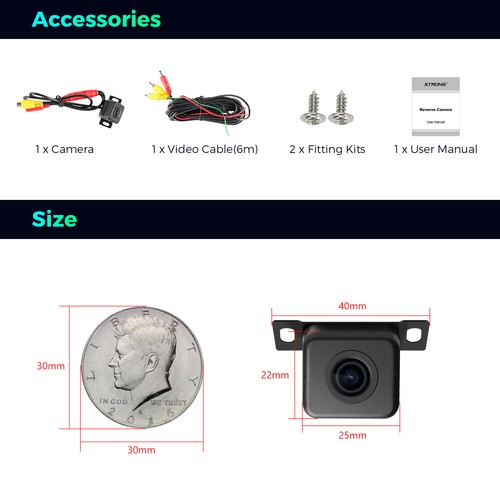 1920*1080 Wired 1080P Car Camera Front View Waterproof 170° Wide-angle CMOS CAM - Picture 10 of 10
