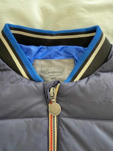 Bonpoint puffer jacket navy size 6 - Picture 4 of 6