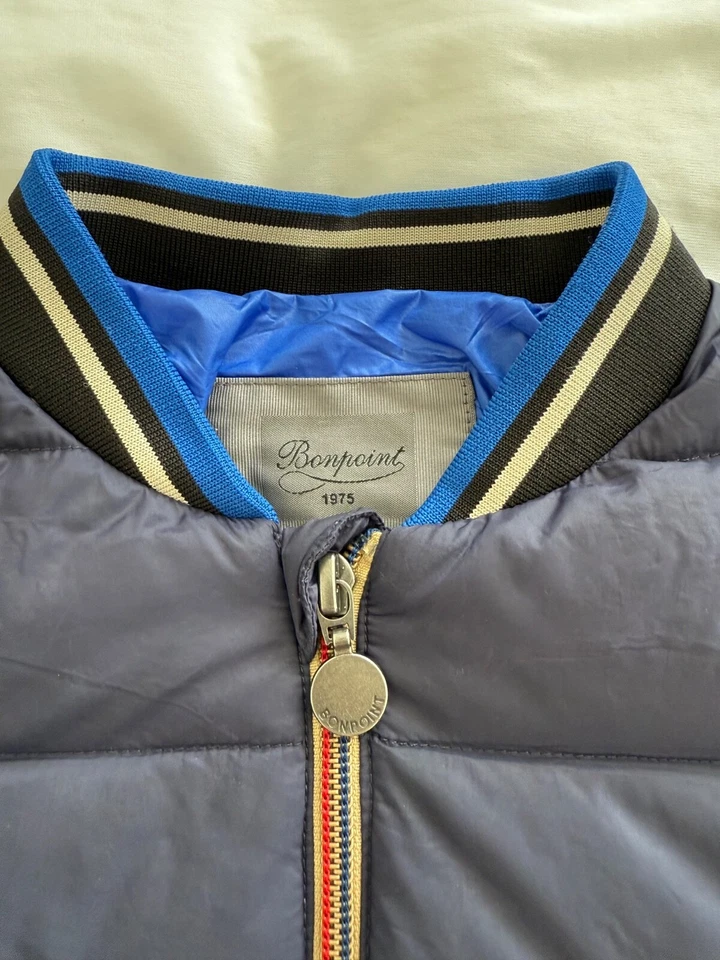 Bonpoint puffer jacket navy size 6 - Image 4 of 4