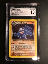 dark machamp pokemon card value Pokemon Card ARS10 Dark Machamp Lv.30 Holo No.068 Old Back PSA Japanes